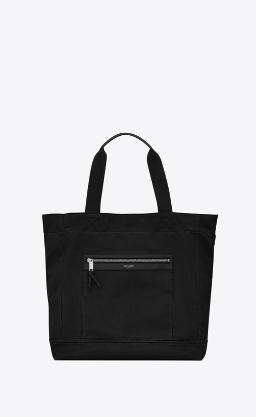 CITY shopping bag in faded gabardine